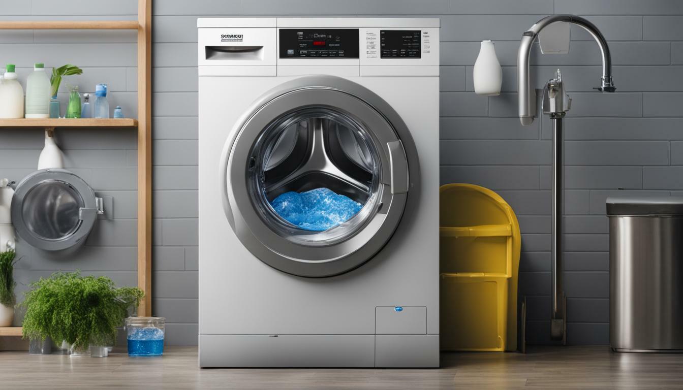 how much water does a commercial washing machine use