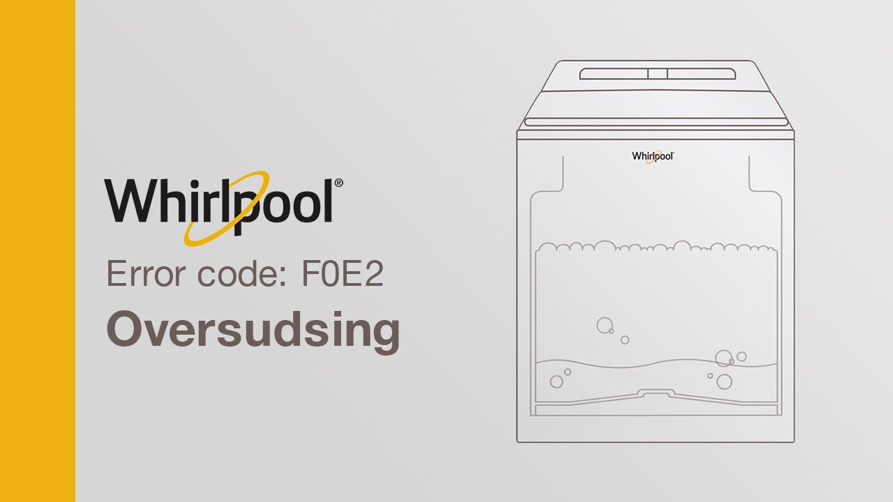 Whirlpool Washer Error Code F0 E2 – Communication Fault Fix