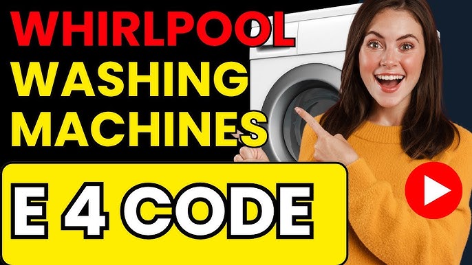 Whirlpool Washer Error Code F9 E4 – Thermal Fuse Blown Help