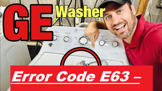Ge Washer Error Code E63 Motor Control Board Fault