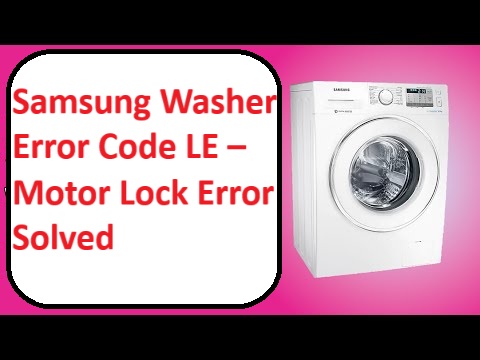 Samsung Washer Error Code HE – Heater Error Code Fix Guide