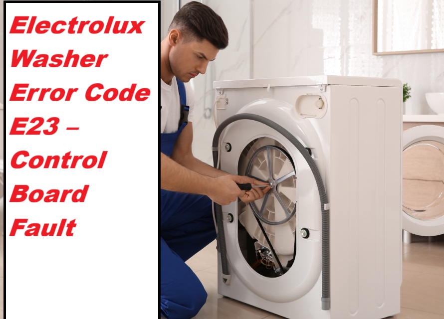 Electrolux Washer Error Code E23 – Control Board Fault