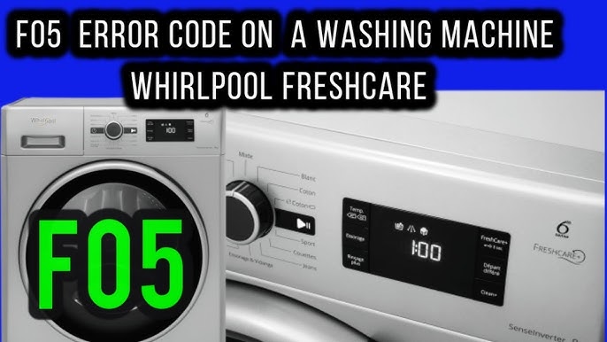 Speed Queen Washer Error Code F05 – Heater Fault Guide